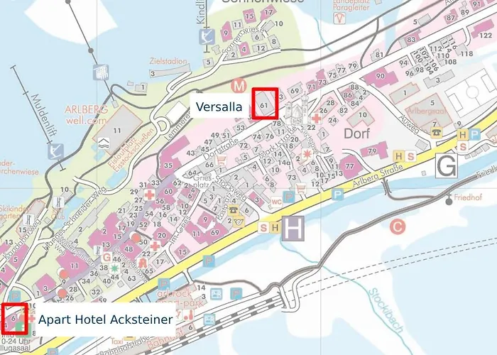 Szálloda Acksteiner Sankt Anton am Arlberg